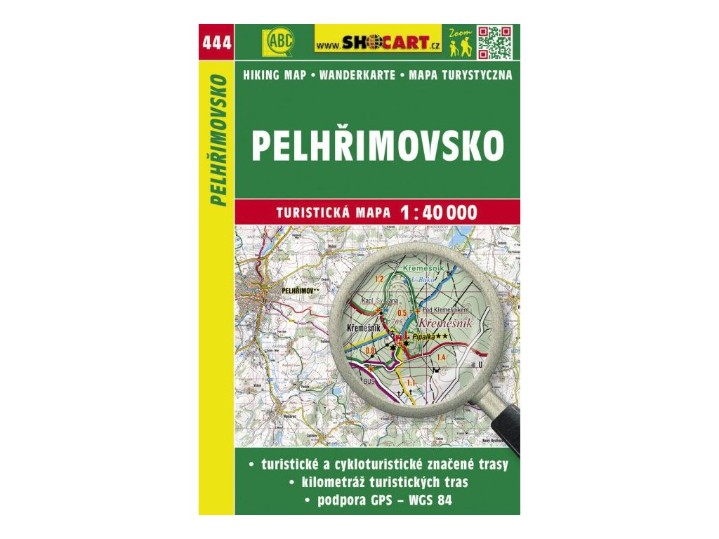 Pelhřimovsko - turistická mapa č. 444