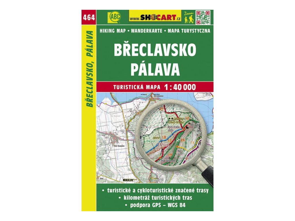 Břeclavsko, Pálava - turistická mapa č. 464