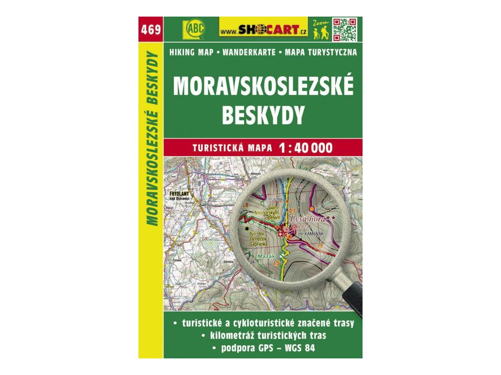 Moravskoslezské Beskydy - turistická mapa č. 469