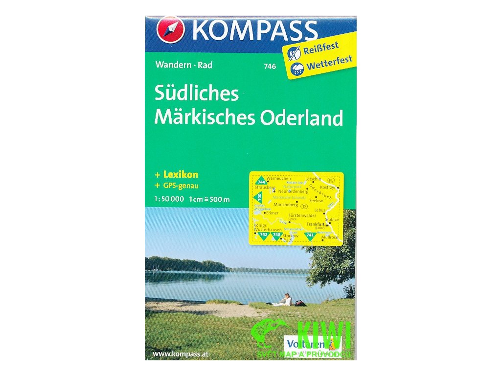 Sudliches Markisches Oderland 1:50 t. laminovaná