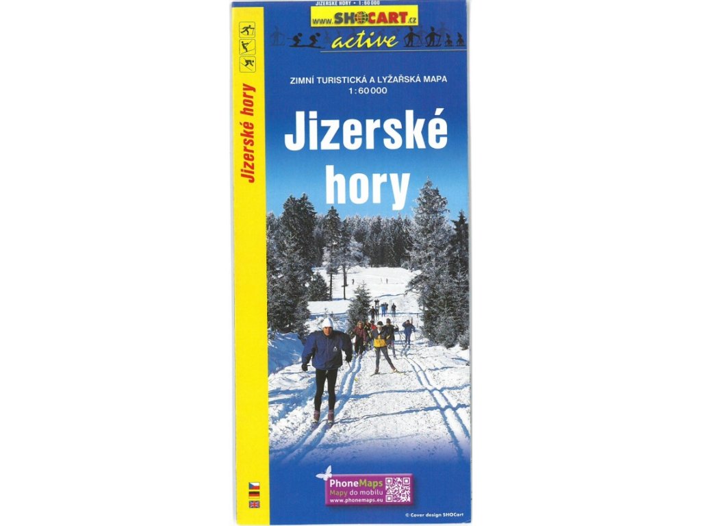 Jizerské hory - zimní turistická a lyžařská mapa
