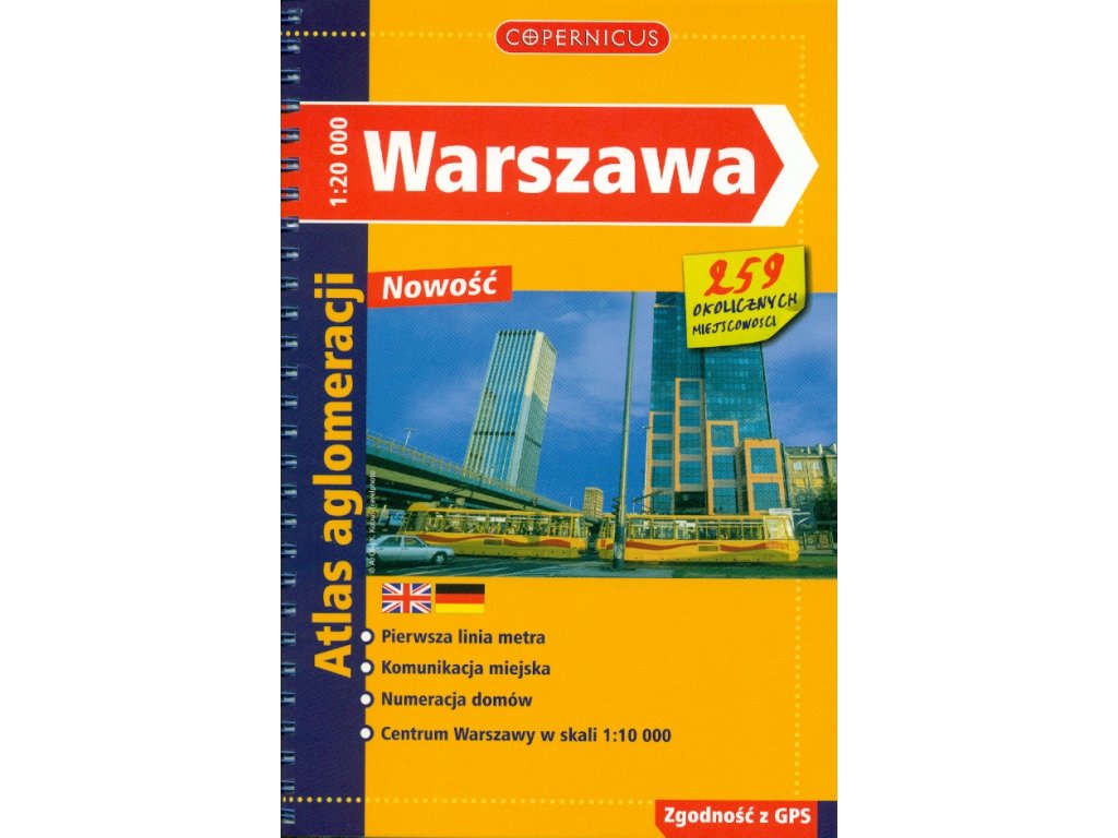 atlas Warszava - aglomerace 1:20 t.