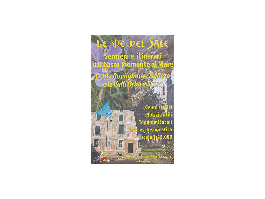 mapa Rossiglione,Tiglieto,Valli Orba e Stura 1:25 t.