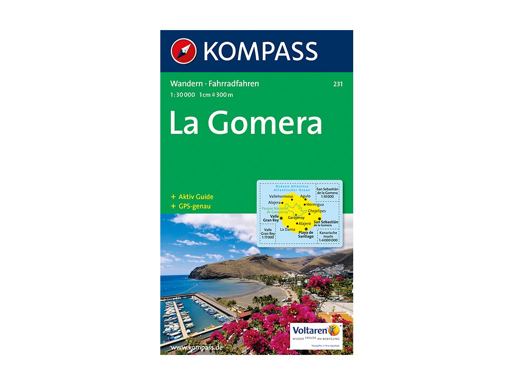 La Gomera - turistická mapa (Kompass č. 231)