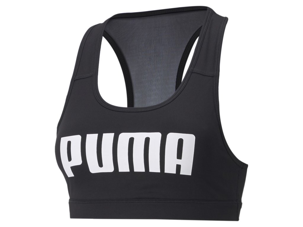 Puma podprsenka MID IMPACT 4Keeps Graphic Puma - černá (Velikost L)