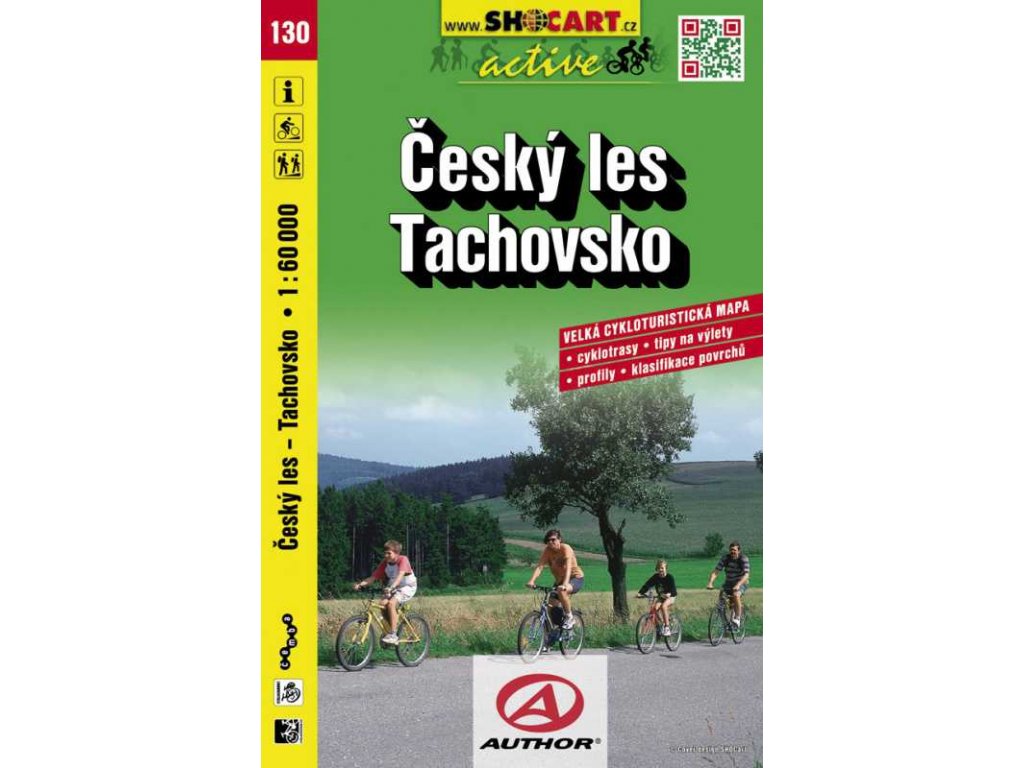 Český les, Tachovsko (cyklomapa č. 130)