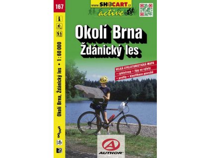 Okolí Brna, Ždánický les (cyklomapa č. 167)