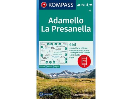 Adamello, La Presanella (Kompass - 71)