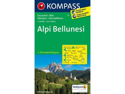 Alpi Bellunesi (Kompass - 77)