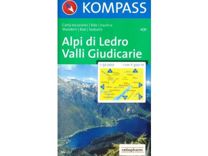 Alpi di Ledro, Valli Guidicarie (Kompass - 071)