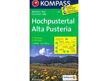 Alta Pusteria, Hochpustertal (Kompass - 635)