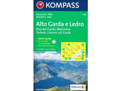 Alto Garda e Ledro (Kompass - 690)