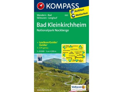 Bad Kleinkirchheim, Národní park Nockberge (Kompass - 063)