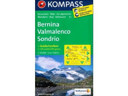 Bernina, Valmalenco, Sondrio (Kompass - 93)