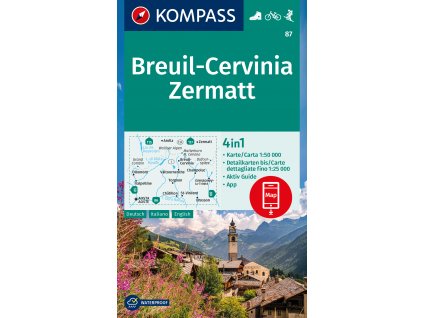 Breuil, Cervinia, Zermatt (Kompass - 87)