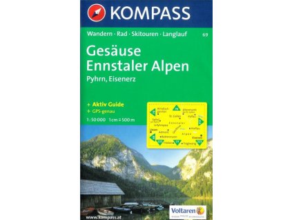 Gesäuse, Ennstaler Alpen, Pyhrn, Eisenerz (Kompass - 69)