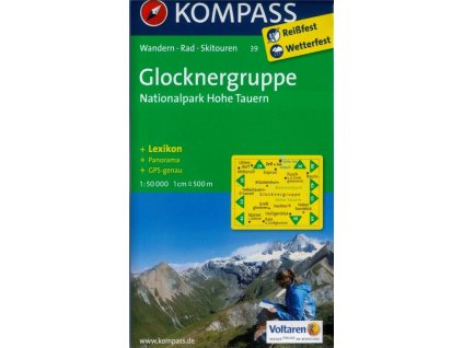 Glocknergruppe, Nationalpark Hohe Tauern (Kompass - 39)