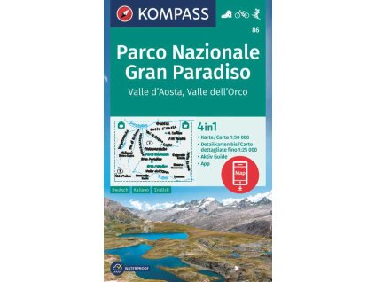 Gran Paradiso, Valle d'Aosta, Valle dell'Orco (Kompass - 86)