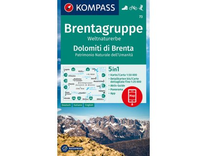 Dolomiti di Brenta (Kompass - 73)