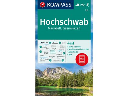 Hochschwab, Mariazell, Eisenwurzen (Kompass - 212)