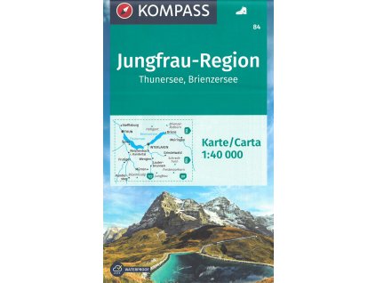Jungfrau Region, Thuner See und Brienzer See (Kompass - 84)