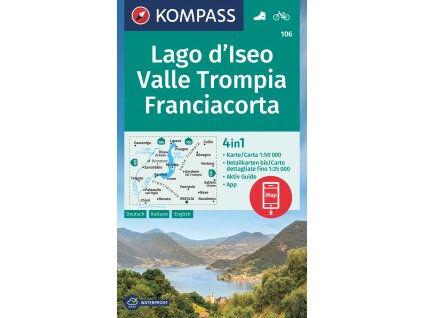 Lago di Iseo, Franciacorta (Kompass - 106)