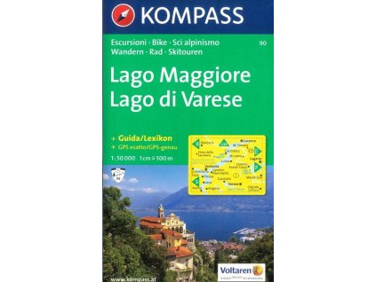 Lago Maggiore, Lago di Varese (Kompass - 90)