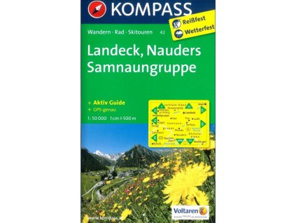 Landeck, Nauders, Samnaungruppe (Kompass - 42)
