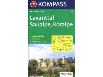 Lavanttal, Saualpe, Koralpe (Kompass - 219)