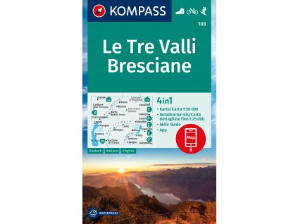 Le Tre Valli Bresciane (Kompass - 103)