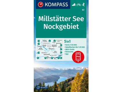 Millstätter See, Nockgebiet (Kompass - 63)