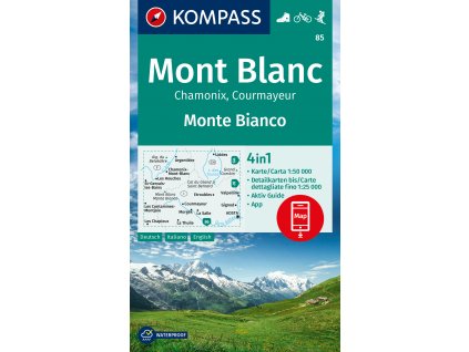 Mont Blanc, Monte Bianco (Kompass - 85)