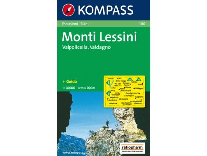 Monti Lessini, Valpolicella, Valdagno (Kompass - 100)