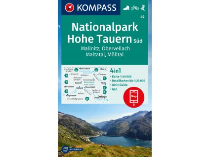 National park Hohe Tauern Süd, Mallnitz, Mölltl, Maltatal (Kompass - 49)