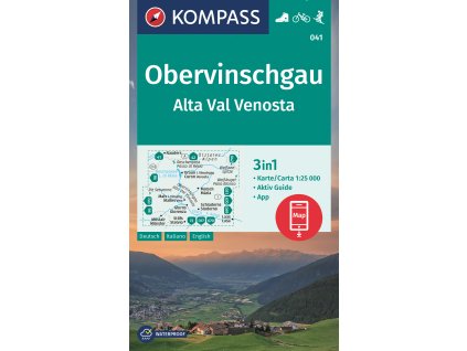 Obervinschgau, Alta Val Venosta (Kompass - 041)