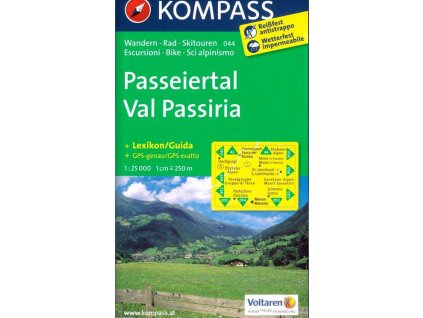 Passeiertal, Val Passiria (Kompass - 044)