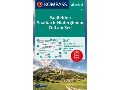 Saalfelden, Saalbach, Hinterglemm, Zell am See (Kompass - 30)