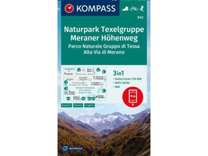 Naturpark Texelgruppe, Meraner Höhenweg (Kompass - 043)