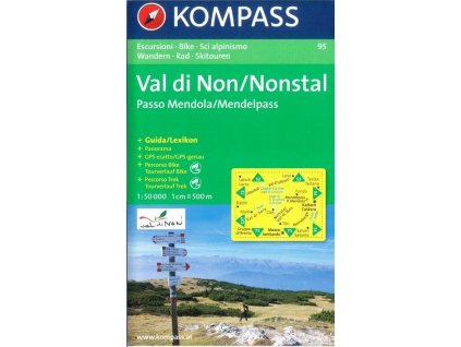 Vale di Non, Nonstal, Passo Mendola, Mendelpass (Kompass - 95)