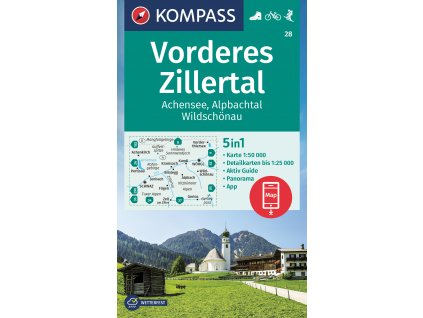 Vorderes Zillertal, Alpach, Rofan, Wildschönau (Kompass - 28)