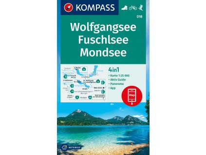 Wolfgangsee, Fuschlsee, Mondsee (Kompass - 018)
