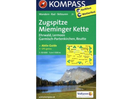 Zugspitze, Mieminger Kette (Kompass - 25)