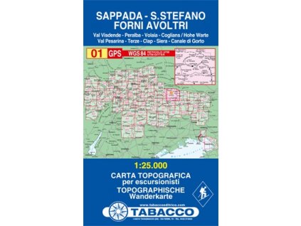 Sappada, S. Stefano, Forni Avoltri (Tabacco - 01)
