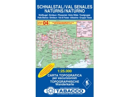 Schnalstal, Val Senales  (Tabacco - 04)