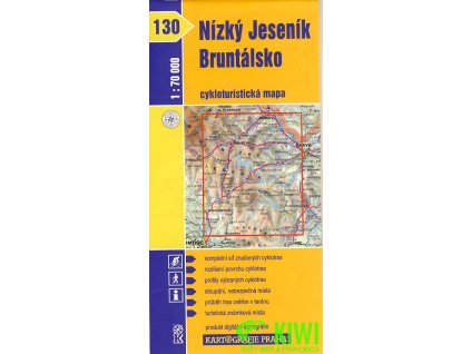 cyklomapa Nízký Jeseník, Bruntálsko 1:70 t.