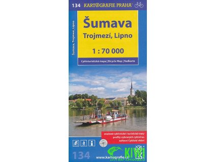 cyklomapa Šumava-Trojmezí, Lipno 1:70 t.  3. vydání 2014