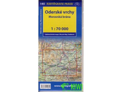 cyklomapa Oderské vrchy, Moravská brána 1:70 t.