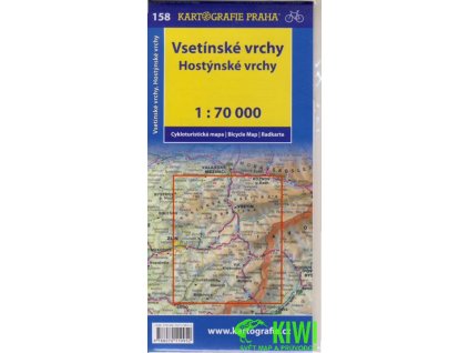 cyklomapa Vsetínské vrchy, Hostínské vrchy 1:70 t.
