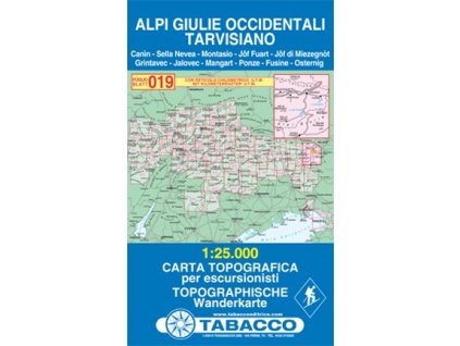 Julské Alpy západní, Tarvisiano (Tabacco - 019)