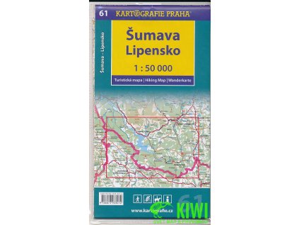 mapa Šumava-Lipensko 1:50 t.
